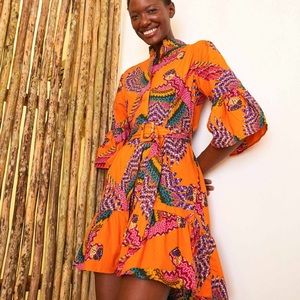 Farm Rio | Beaded Macaws Mini Dress